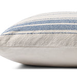 Magnolia Home by Joanna Gaines x Loloi Selena Natural / Blue Pillow Throw Pillows Loloi