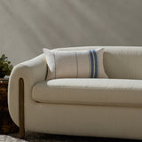 Magnolia Home by Joanna Gaines x Loloi Selena Natural / Blue Pillow Throw Pillows Loloi