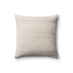 Magnolia Home by Joanna Gaines x Loloi Selena Natural / Ivory Pillow Throw Pillows Loloi Cover Only