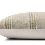 Magnolia Home by Joanna Gaines x Loloi Lincoln Natural / Green Pillow Throw Pillows Loloi