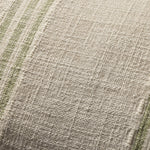 Magnolia Home by Joanna Gaines x Loloi Lincoln Natural / Green Pillow Throw Pillows Loloi