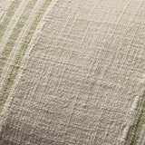 Magnolia Home by Joanna Gaines x Loloi Lincoln Natural / Green Pillow Throw Pillows Loloi