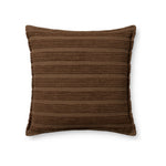 Amber Lewis x Loloi Aspyn Pillow Throw Pillows Loloi Brown 22" x 22" Cover Only