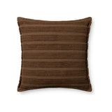 Amber Lewis x Loloi Aspyn Pillow Throw Pillows Loloi Brown 22" x 22" Cover Only