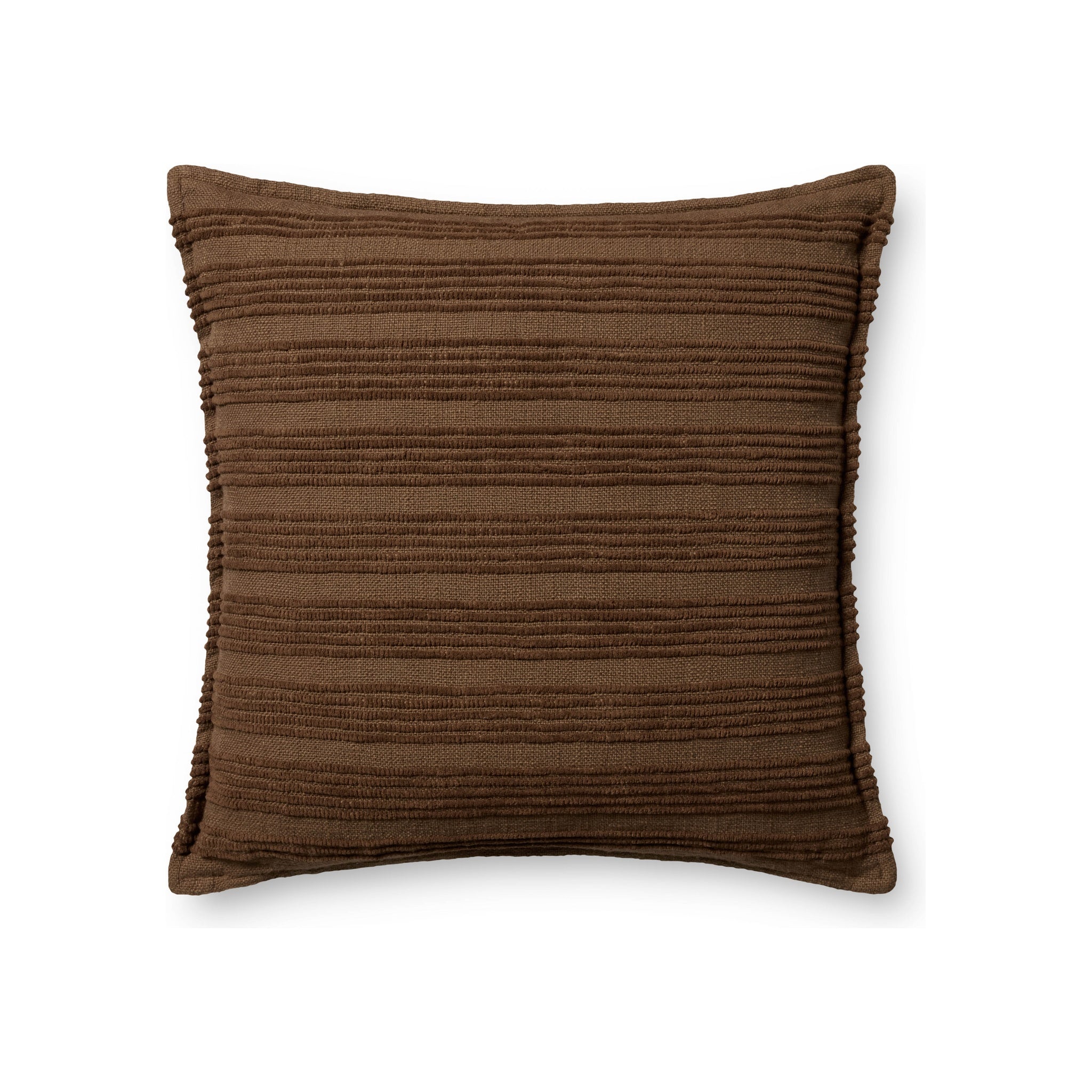 Amber Lewis x Loloi Aspyn Pillow Throw Pillows Loloi Brown 22" x 22" Cover Only