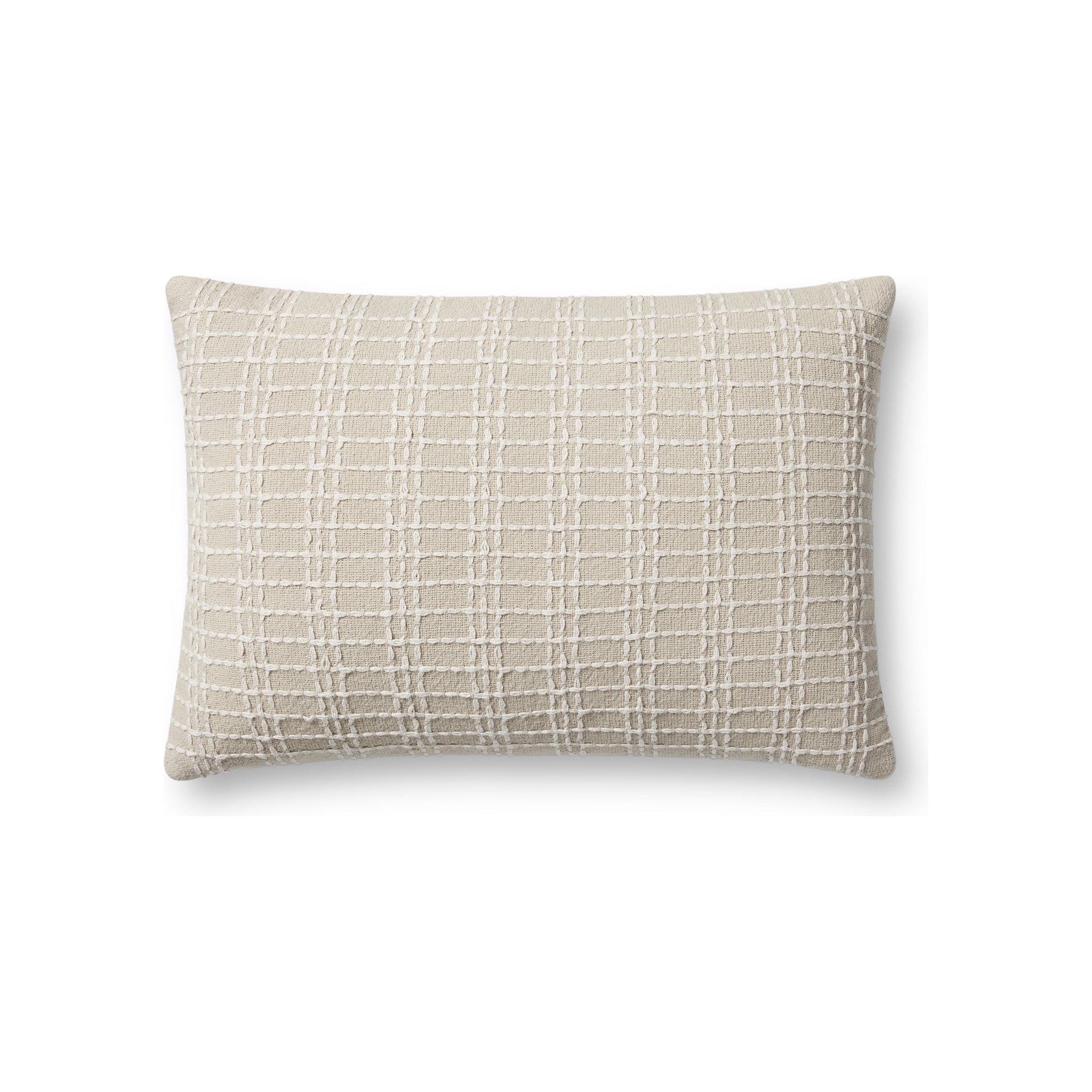 Jean Stoffer x Loloi Bertram Pillow Throw Pillows Loloi Beige / Ivory 16" x 26" Cover Only