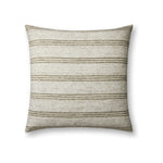 Amber Lewis x Loloi Zephyr Pillow Throw Pillows Loloi Ivory / Olive 22" x 22" Cover Only