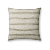 Amber Lewis x Loloi Zephyr Pillow Throw Pillows Loloi Ivory / Olive 22" x 22" Cover Only