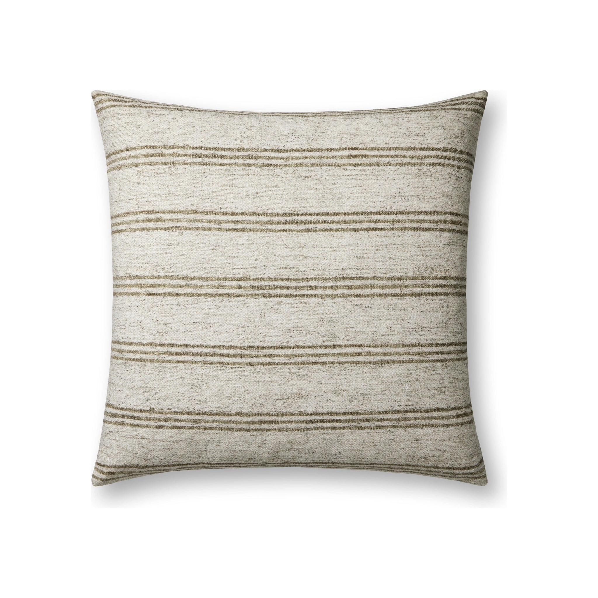 Amber Lewis x Loloi Zephyr Pillow Throw Pillows Loloi Ivory / Olive 22" x 22" Cover Only