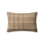 Angela Rose x Loloi Calista Pillow Throw Pillows Loloi Tan / Terracotta 16" x 26" Cover Only