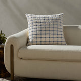 Magnolia Home by Joanna Gaines x Loloi Erin Ivory / Blue Pillow Throw Pillow Loloi