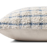Magnolia Home by Joanna Gaines x Loloi Erin Ivory / Blue Pillow Throw Pillow Loloi