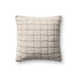 Magnolia Home by Joanna Gaines x Loloi Erin Ivory / Natural Pillow Throw Pillows Loloi Cover Only