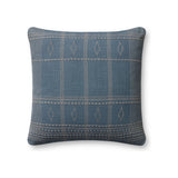 Angela Rose x Loloi Lina Pillow Throw Pillows Loloi Blue / Slate 18" x 18" Cover Only