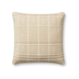 Angela Rose x Loloi Lina Pillow Throw Pillows Loloi Beige / Ivory 18" x 18" Cover Only