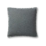 Amber Lewis x Loloi Sable Pillow Throw Pillows Loloi Blue 22" x 22" Cover Only