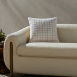 Magnolia Home by Joanna Gaines x Loloi Hattie Natural / Blue Pillow Throw Pillows Loloi
