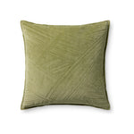 Brigette Romanek x Loloi Blythe Pillow Throw Pillows Loloi Green 26" x 26" Cover Only