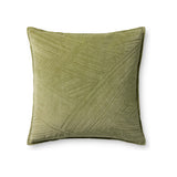 Brigette Romanek x Loloi Blythe Pillow Throw Pillows Loloi Green 26" x 26" Cover Only
