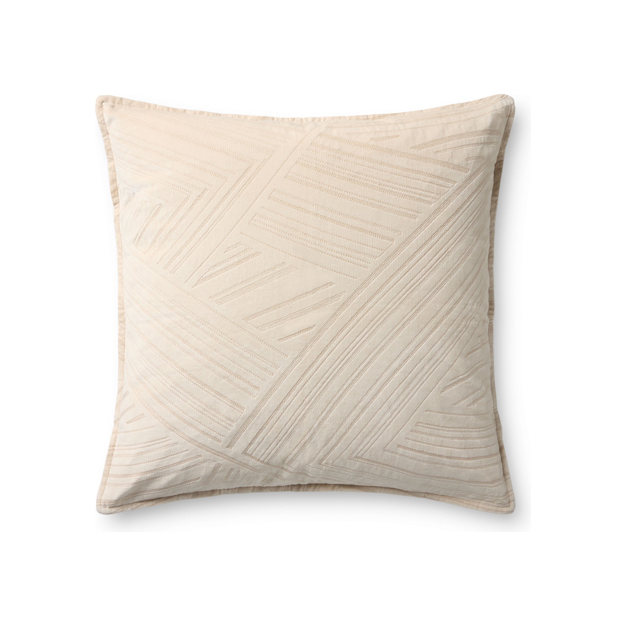 Brigette Romanek x Loloi Blythe Pillow Throw Pillows Loloi Ivory 26" x 26" Cover Only
