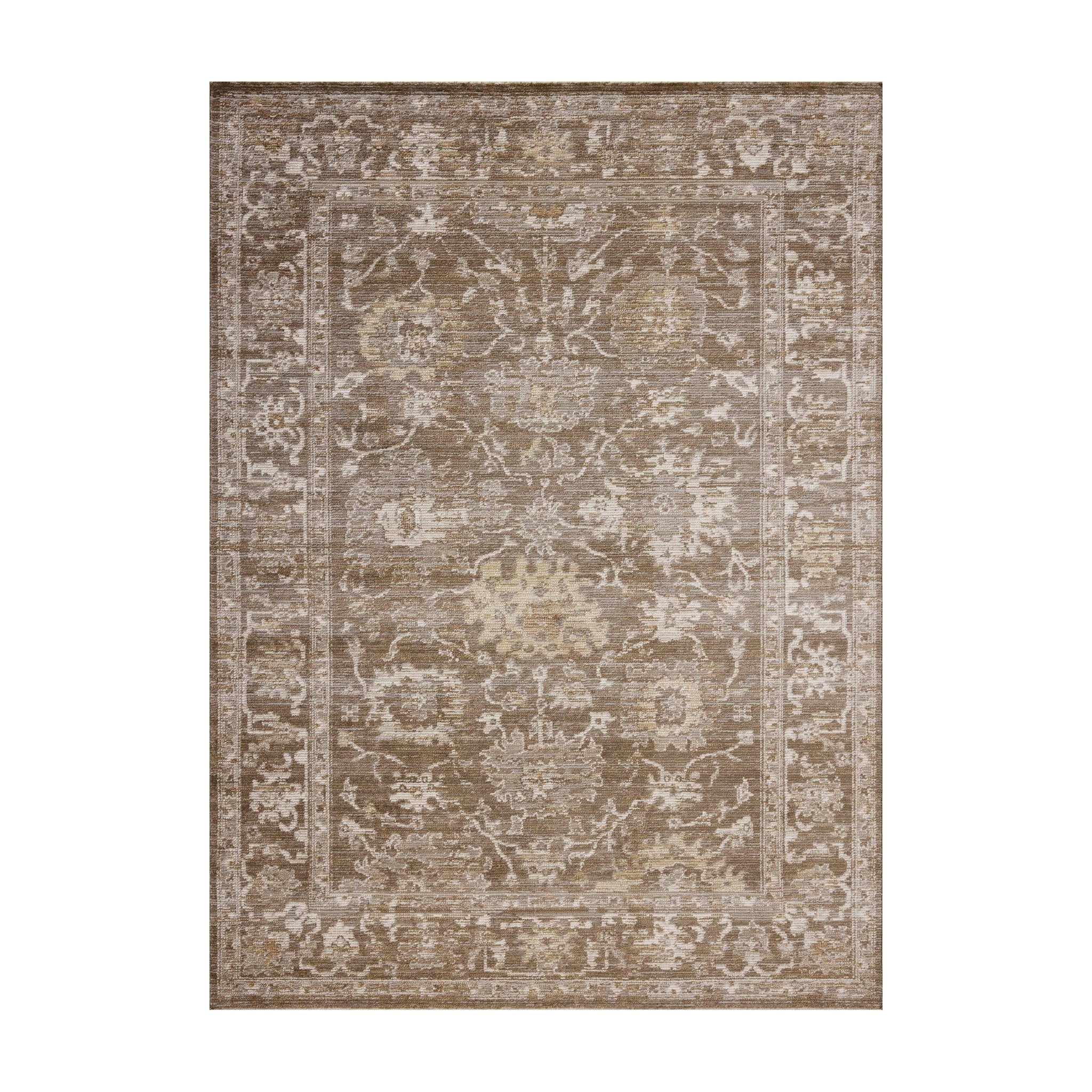 Joanna Gaines x Loloi Pace Bark / Natural Rug RUGS - synthetic Loloi 18" x 18"