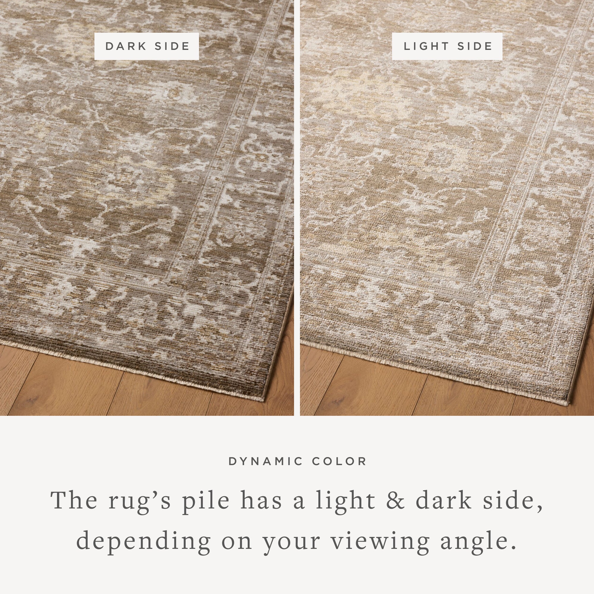 Magnolia Home by Joanna Gaines x Loloi Pace Bark / Natural Rug RUGS - synthetic Loloi