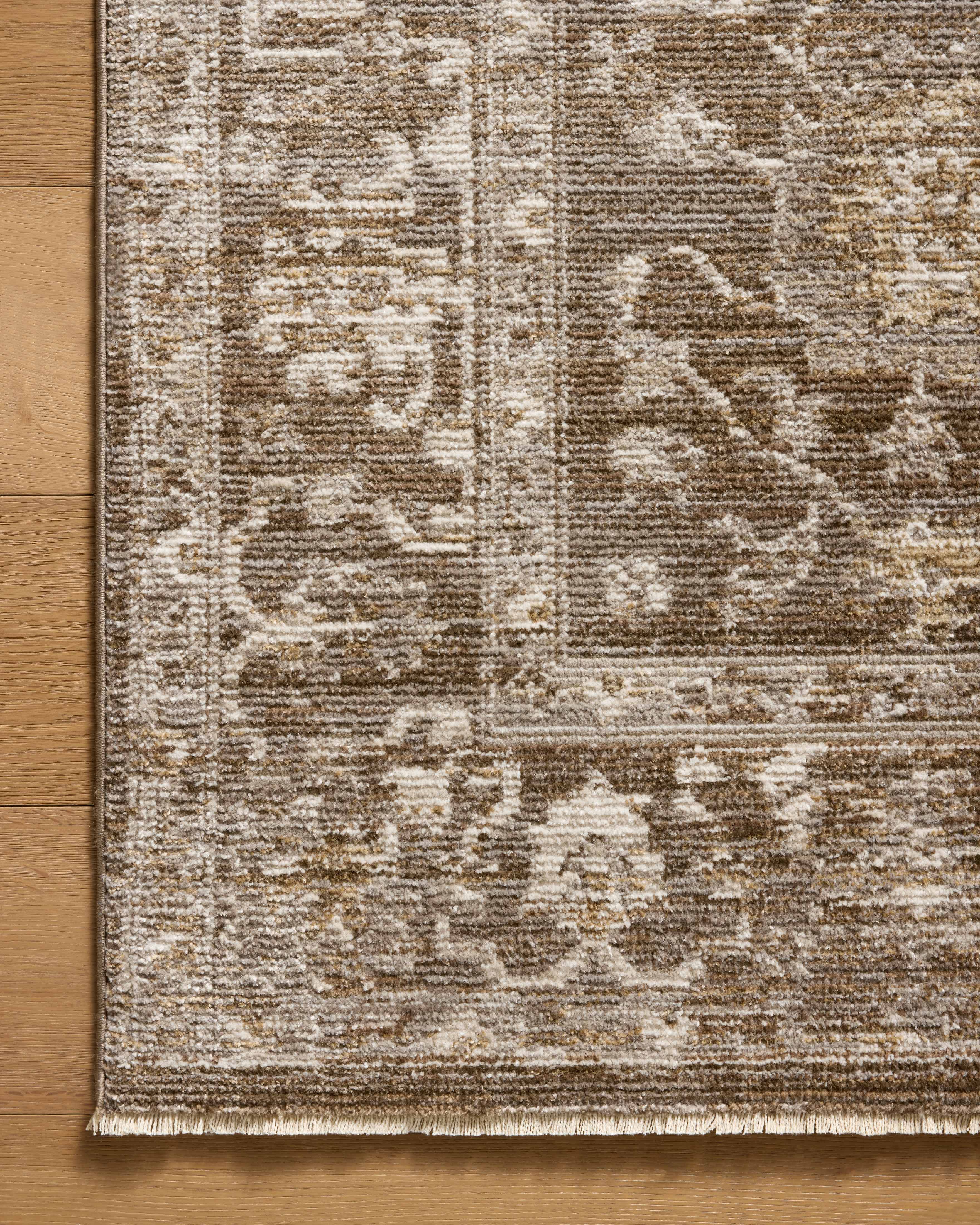 Magnolia Home by Joanna Gaines x Loloi Pace Bark / Natural Rug RUGS - synthetic Loloi 18" x 18" sample