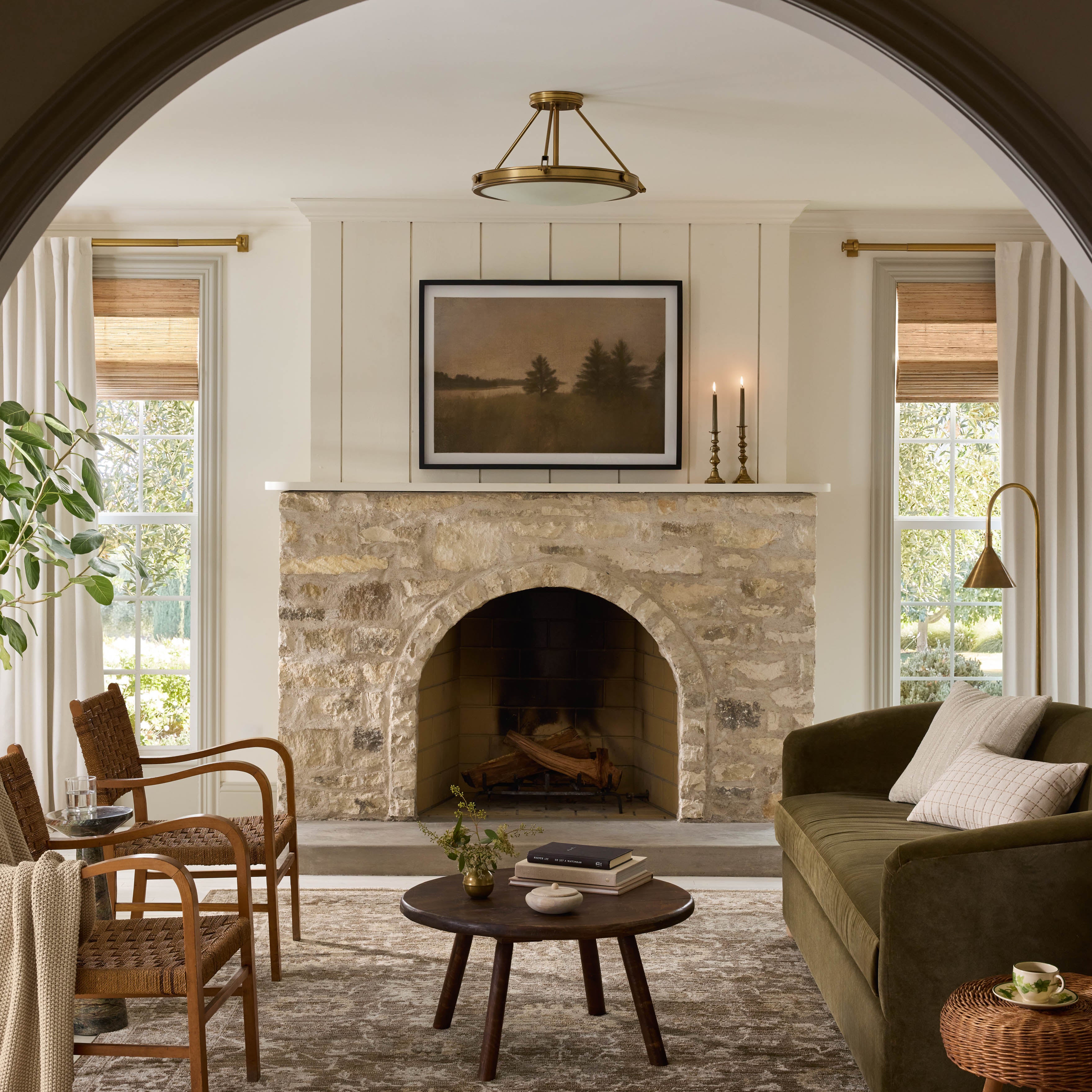 Magnolia Home by Joanna Gaines x Loloi Pace Bark / Natural Rug RUGS - synthetic Loloi
