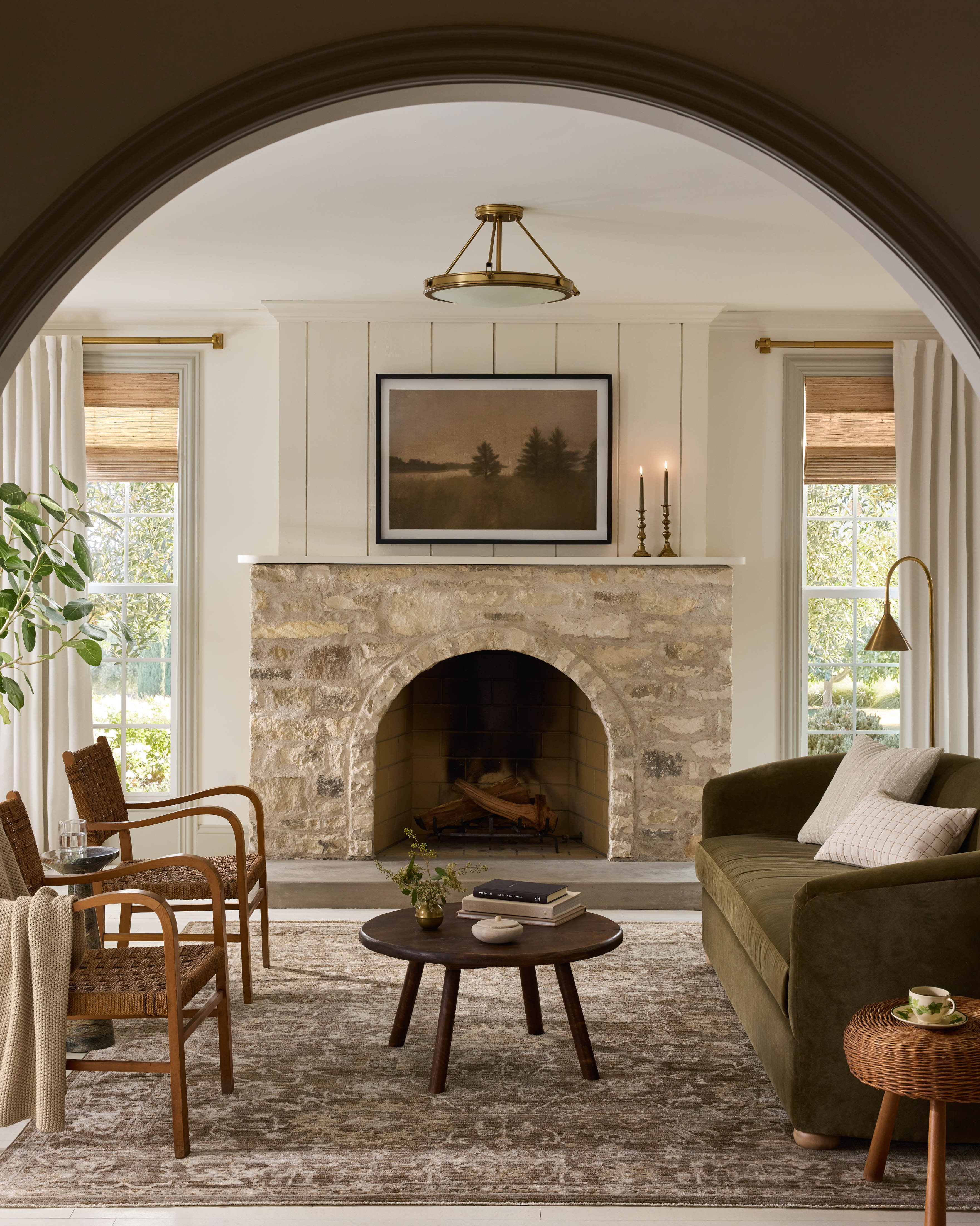 Magnolia Home by Joanna Gaines x Loloi Pace Bark / Natural Rug RUGS - synthetic Loloi