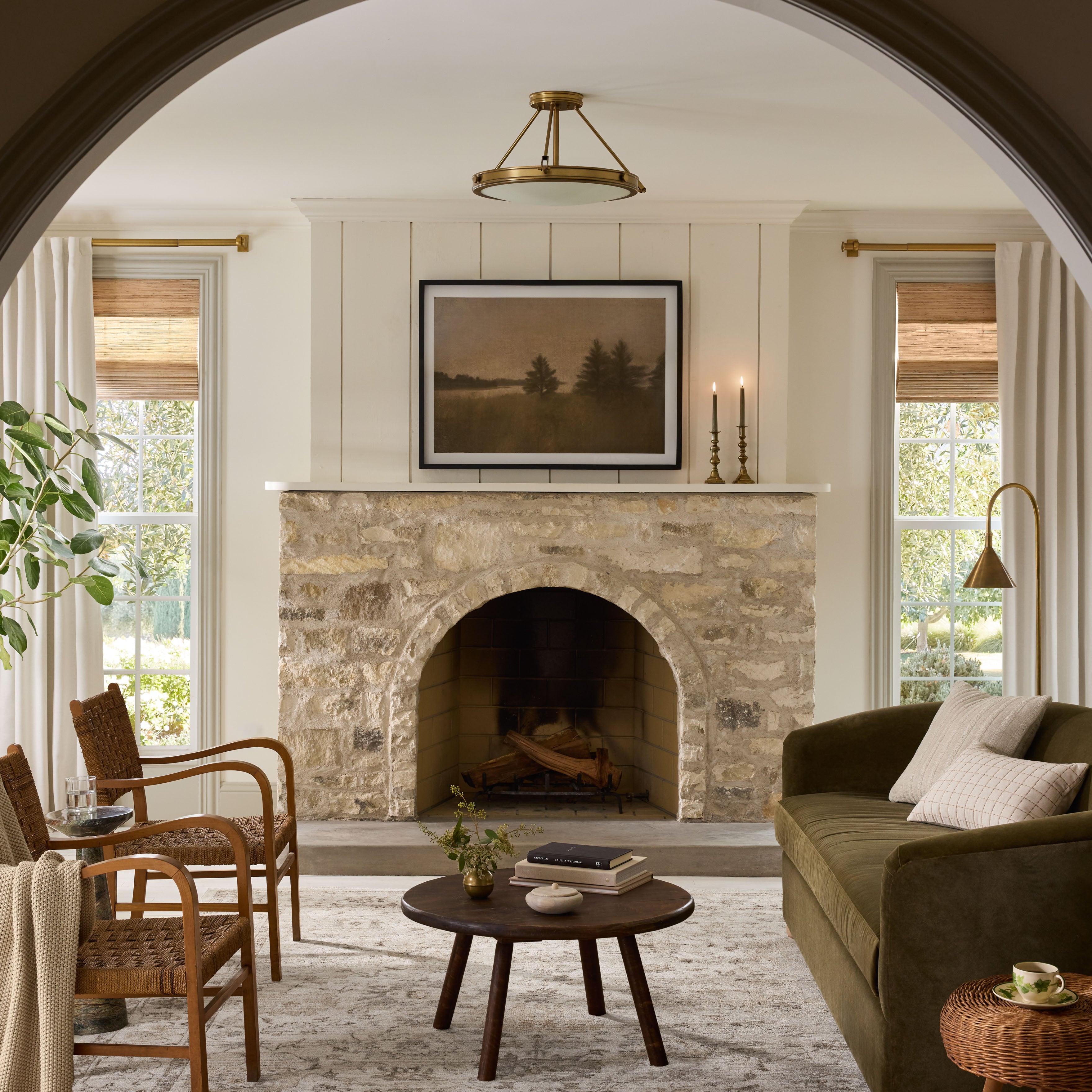 Magnolia Home by Joanna Gaines x Loloi Pace Natural / Stone Rug RUGS - synthetic Loloi