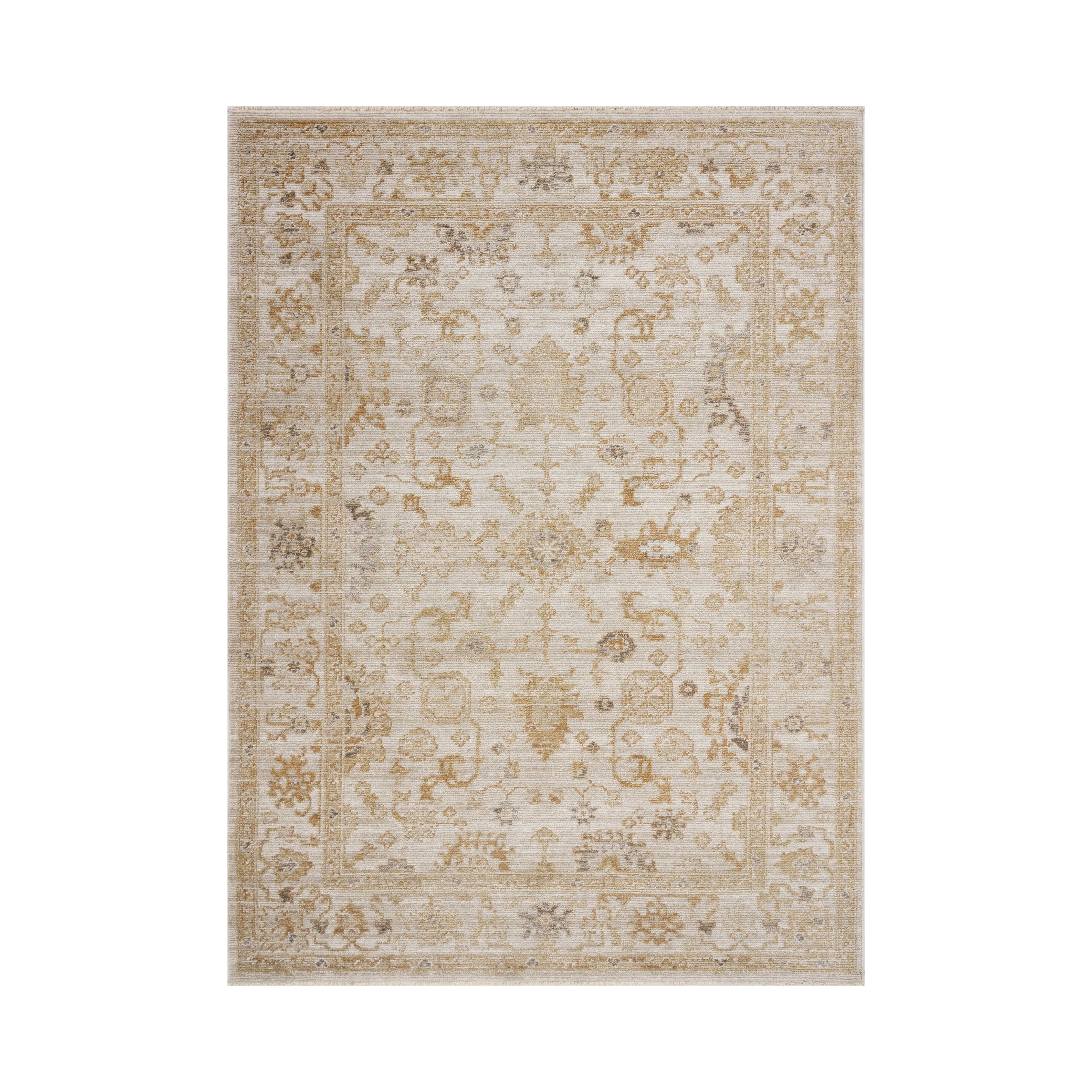 Magnolia Home by Joanna Gaines x Loloi Pace Natural / Gold Rug RUGS - synthetic Loloi 18" x 18" sample