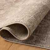 Magnolia Home by Joanna Gaines x Loloi Pace Taupe / Wheat Rug RUGS - synthetic Loloi 18" x 18" sample