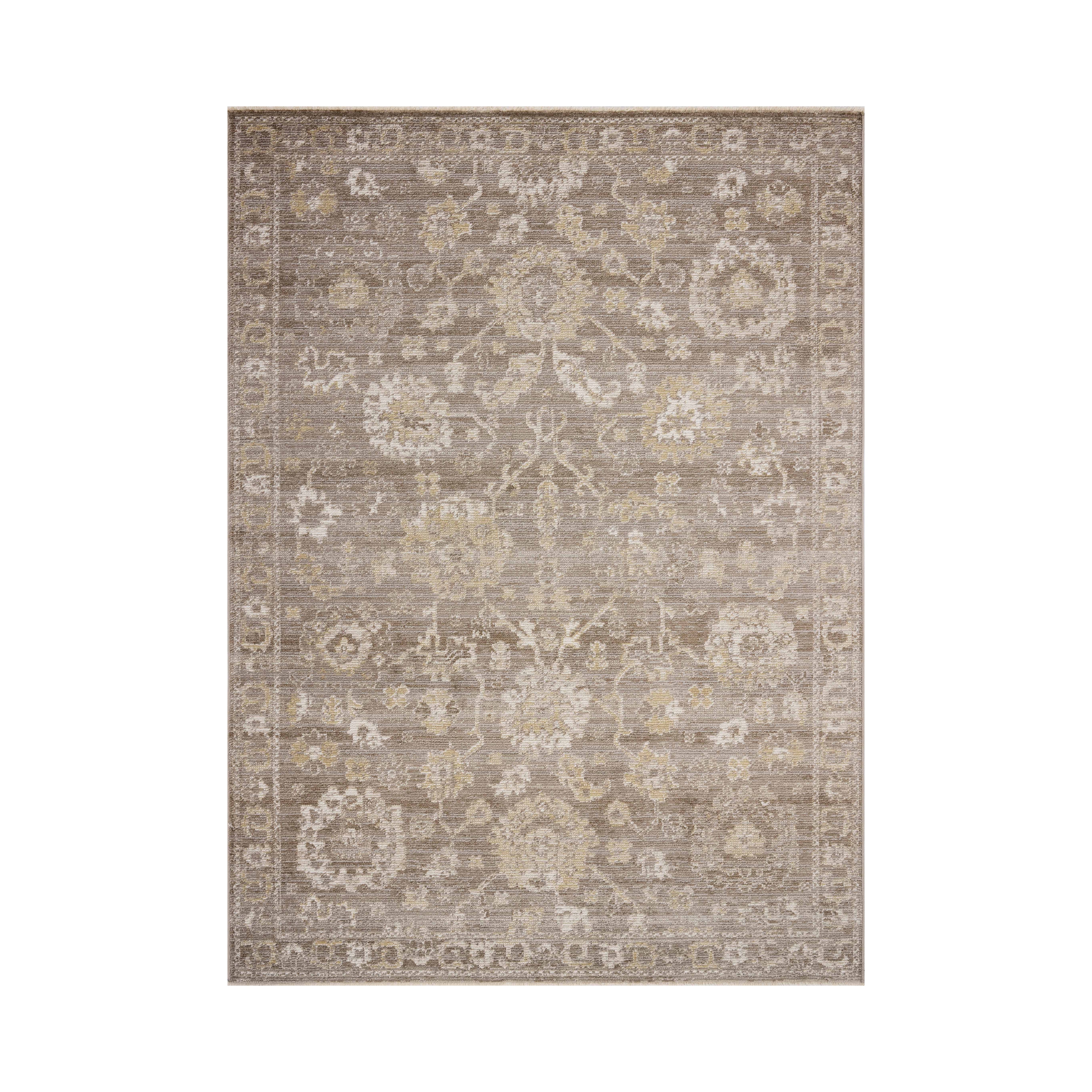 Magnolia Home by Joanna Gaines x Loloi Pace Taupe / Wheat Rug RUGS - synthetic Loloi 18" x 18" sample