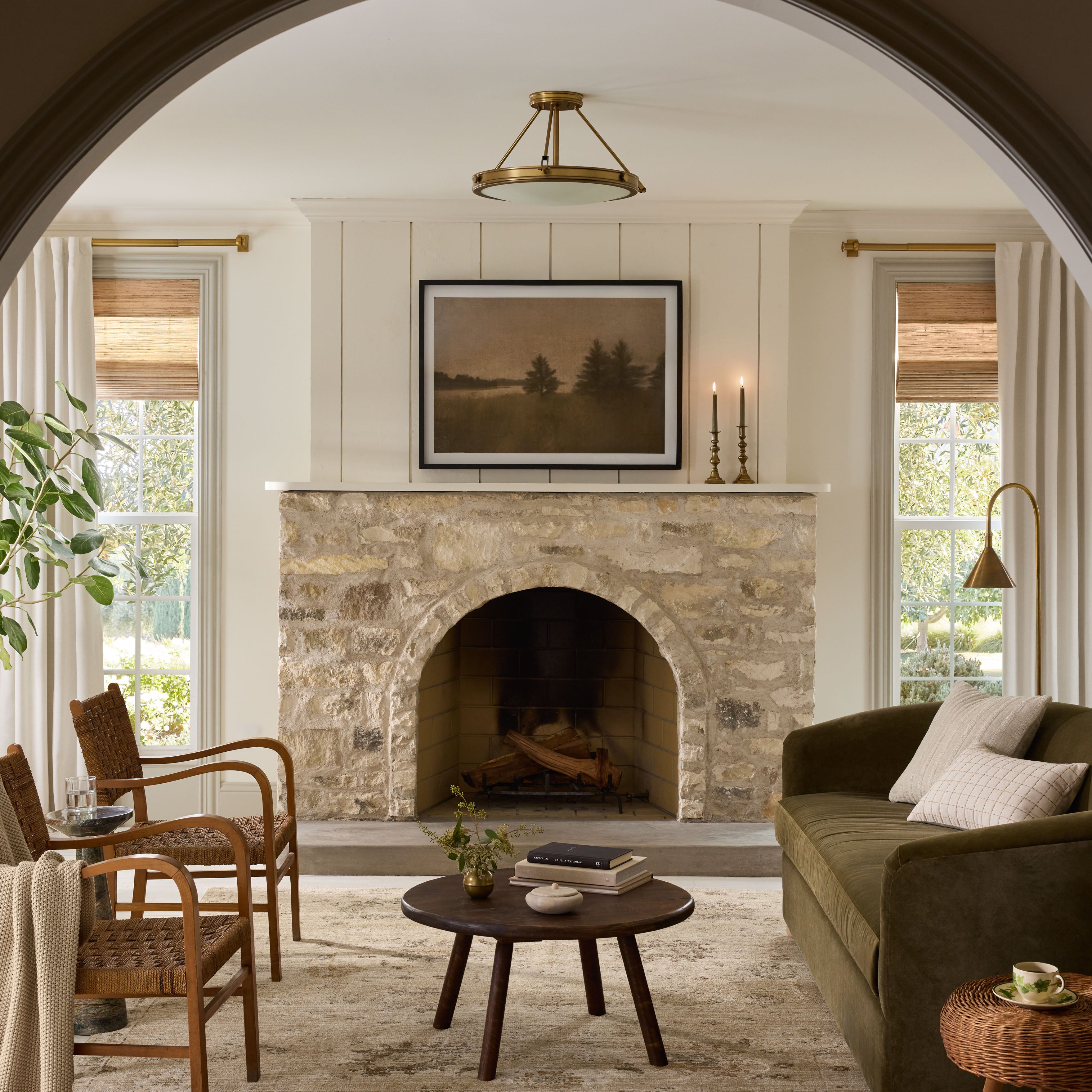 Magnolia Home by Joanna Gaines x Loloi Pace Apricot / Multi Rug RUGS - synthetic Loloi