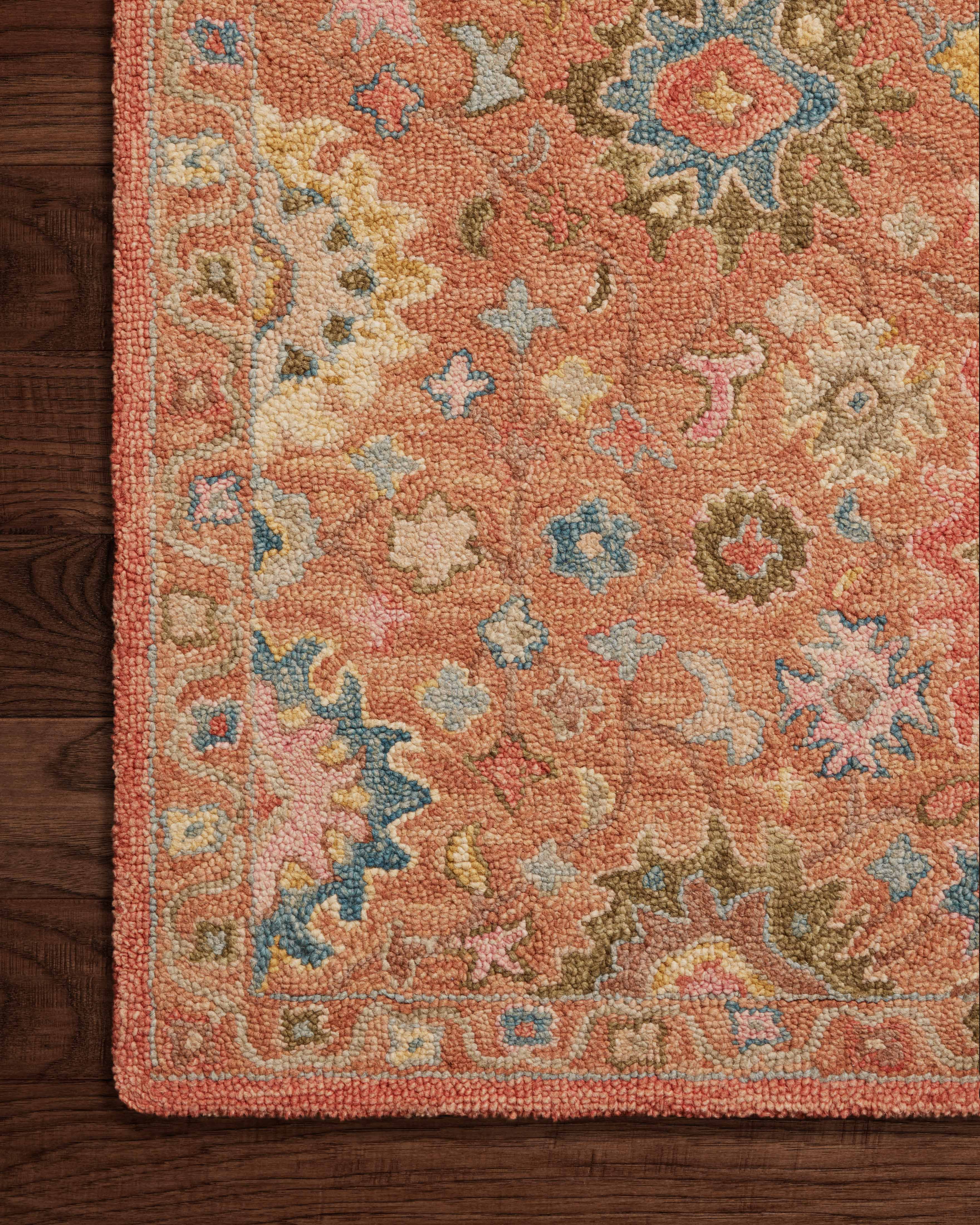 Loloi Padma Terracotta / Multi Runner Rug RUGS - wool Loloi