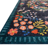 Rifle Paper Co. x Loloi Palais Black / Multi Rug 2-patterned rugs Loloi