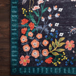 Rifle Paper Co. x Loloi Palais Black / Multi Rug 2-patterned rugs Loloi