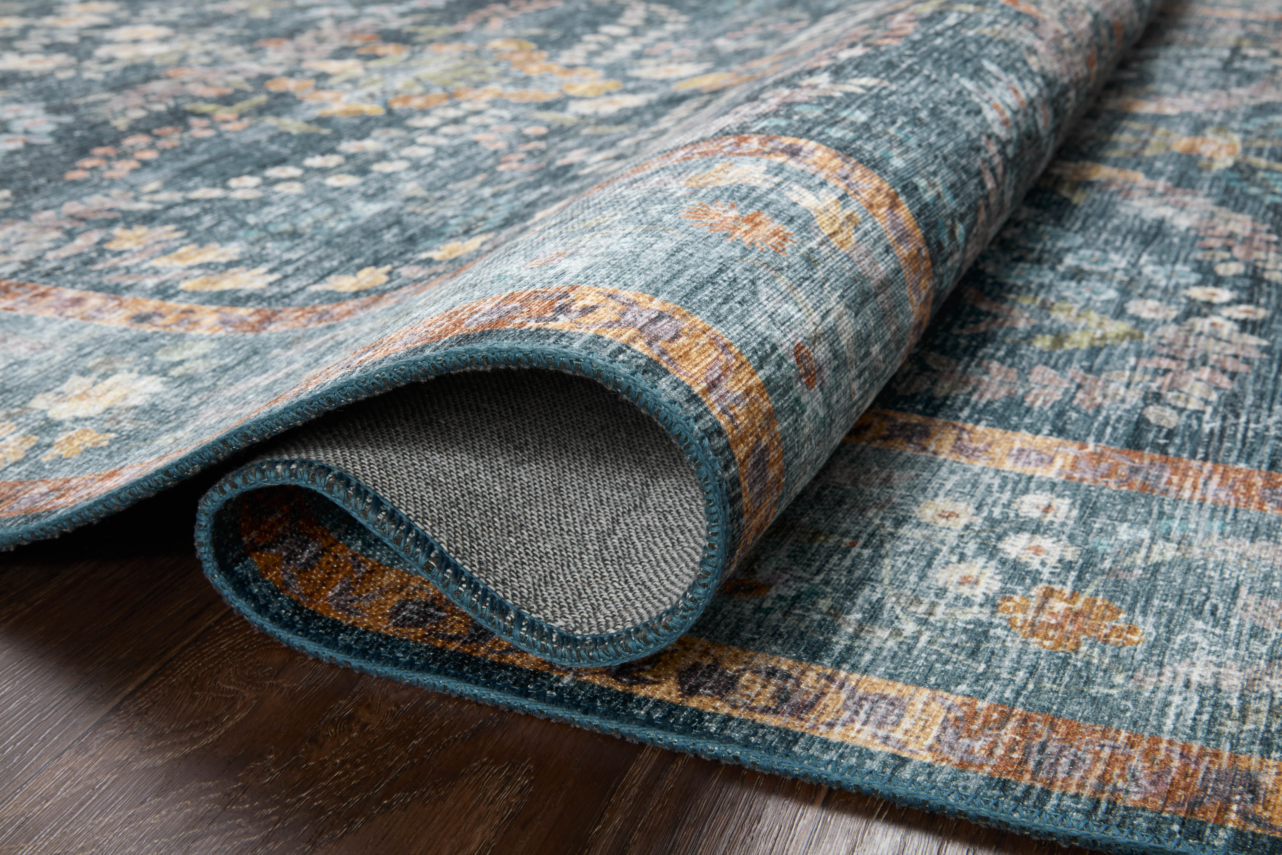 Rifle Paper Co. x Loloi Palais Navy Rug No.2 RUGS - synthetic Loloi