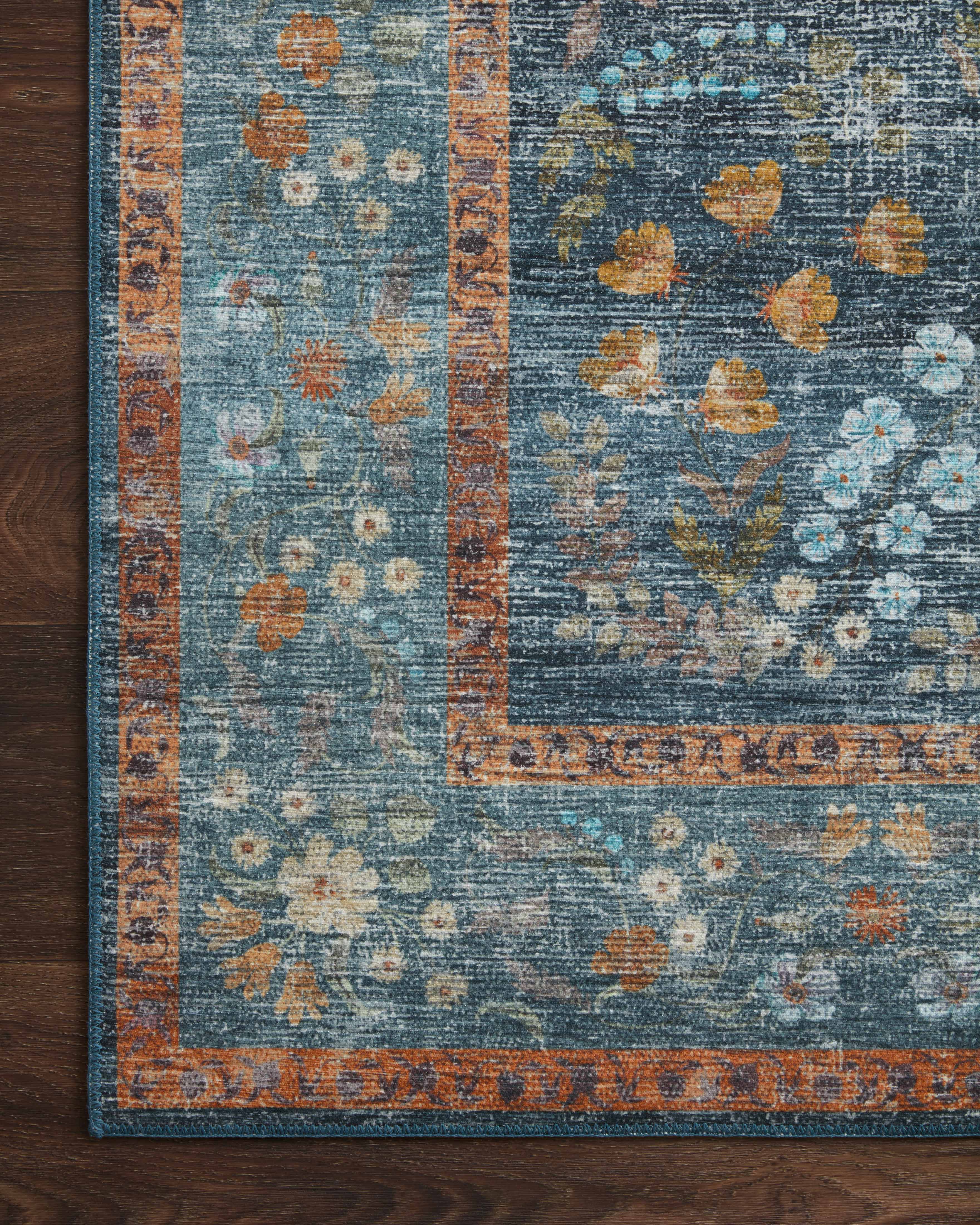 Rifle Paper Co. x Loloi Palais Navy Rug 2-patterned rugs Loloi