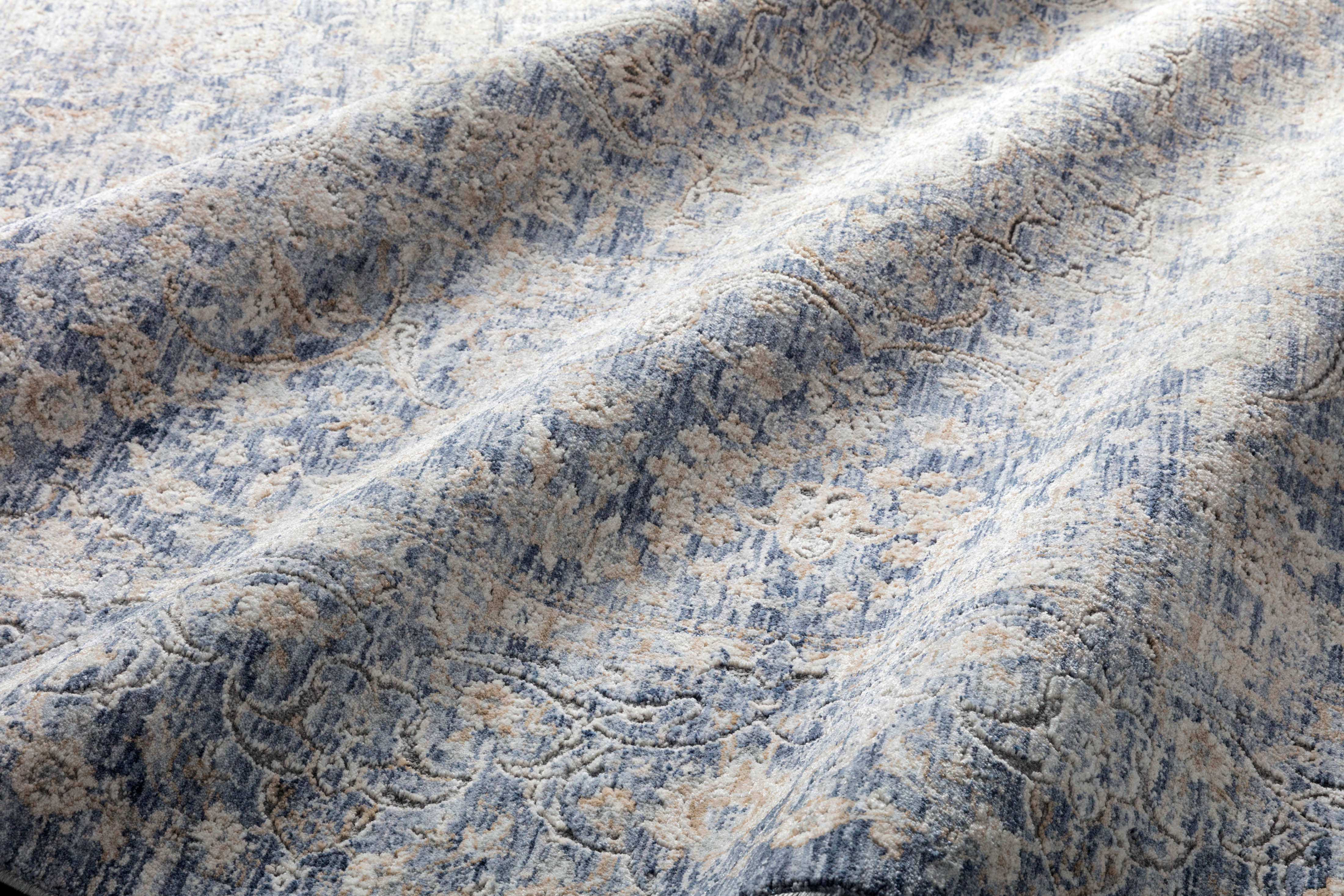 Loloi Pandora Blue / Gold Rug No.1 RUGS - synthetic Loloi
