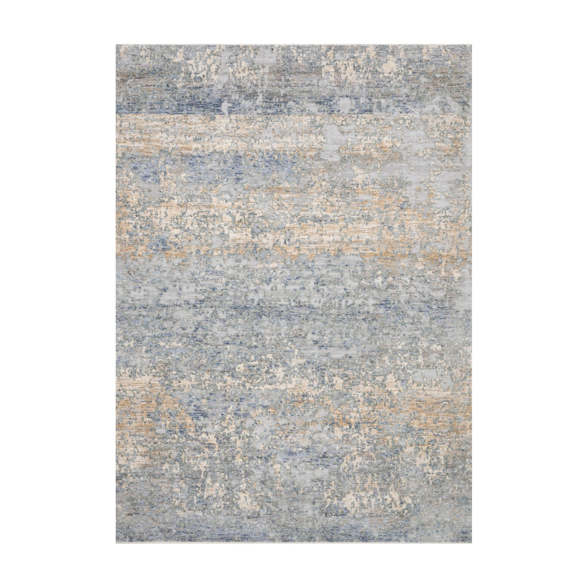 Loloi Pandora Blue / Gold Rug No.2 RUGS - synthetic Loloi 18" x 18"