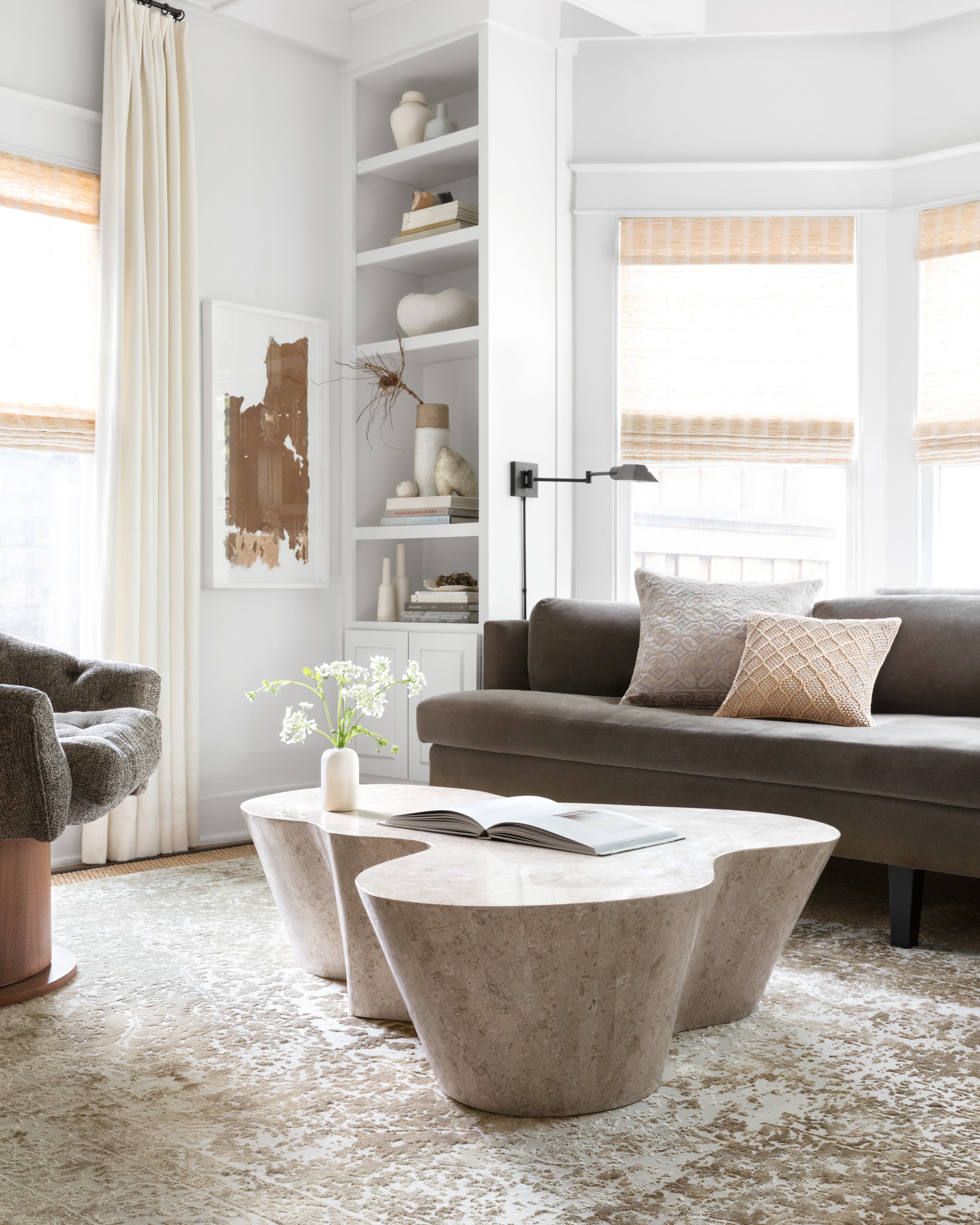 Loloi Patina Champagne / Lt. Grey Rug RUGS - synthetic Loloi
