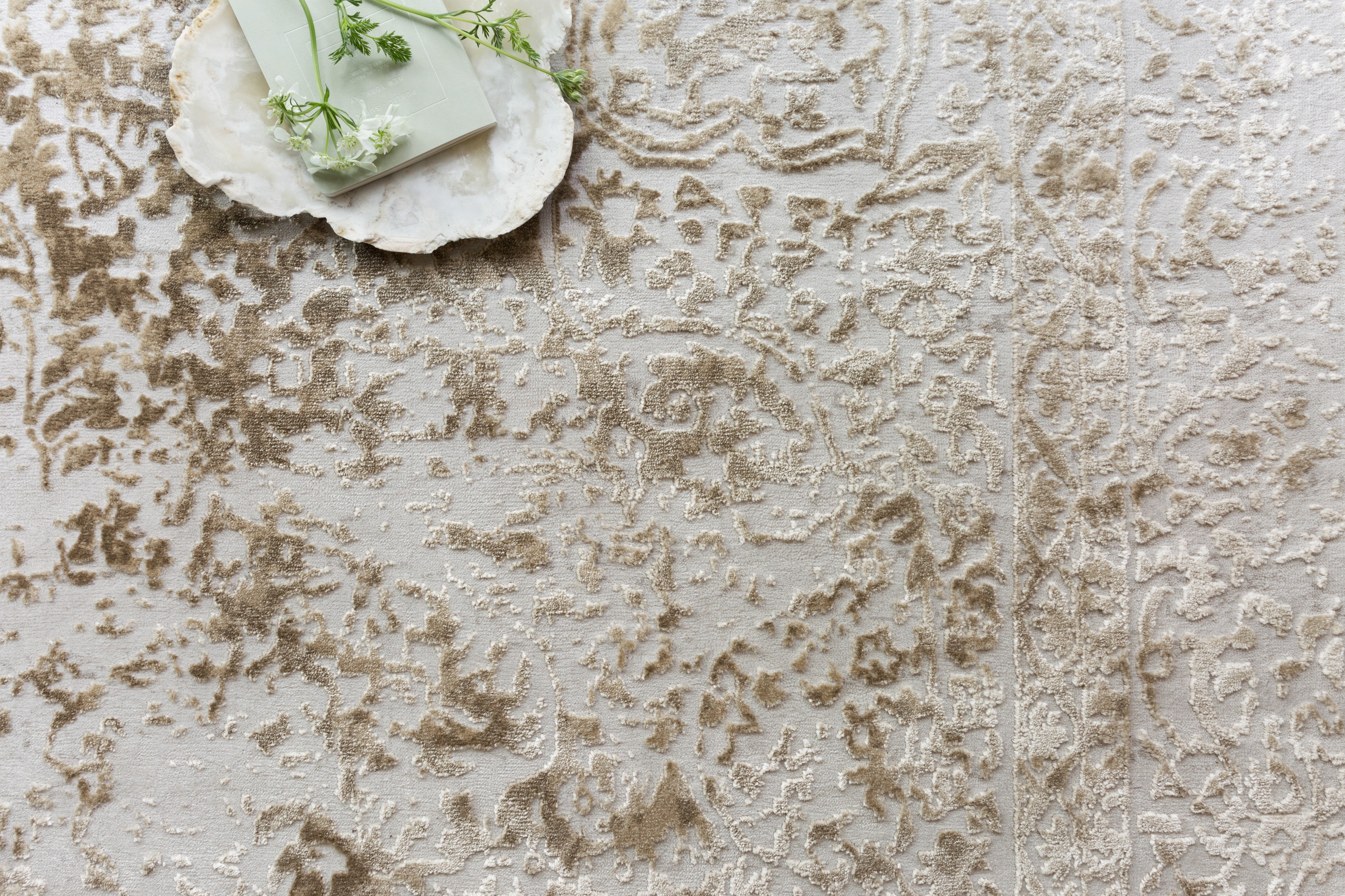 Loloi Patina Champagne / Lt. Grey Rug RUGS - synthetic Loloi