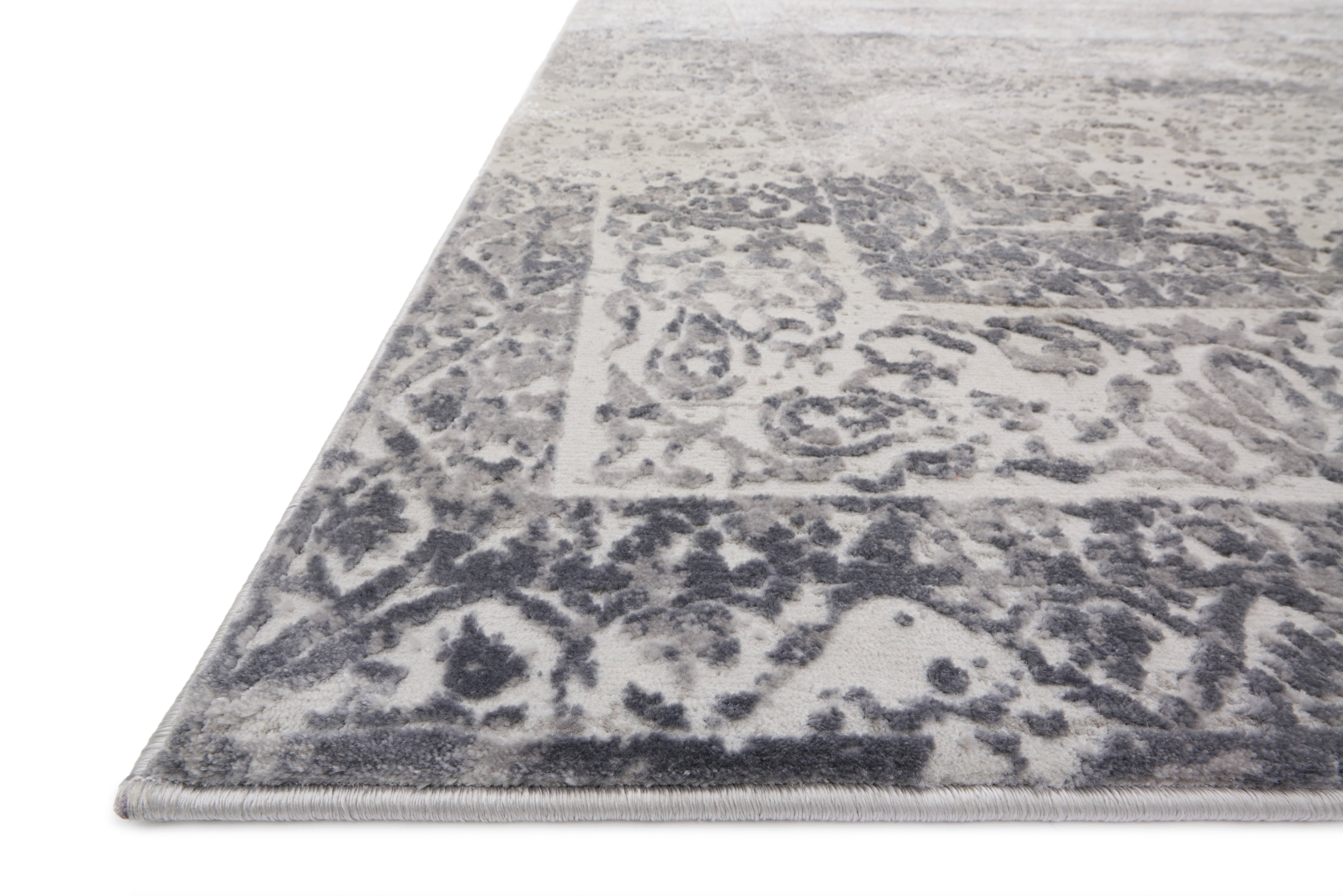 Loloi Patina Silver / Lt. Grey Rug RUGS - synthetic Loloi