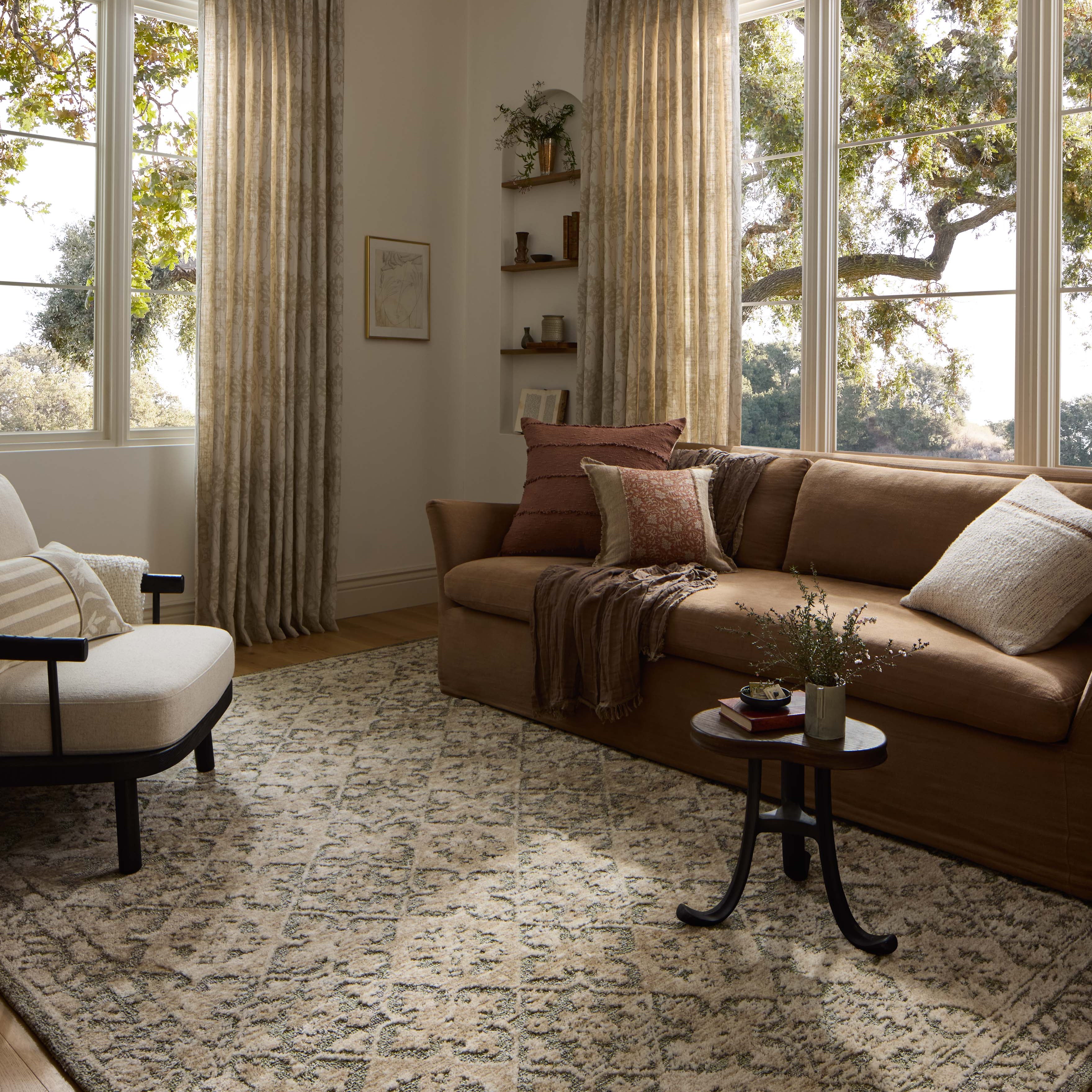 Loloi Percival Sage / Stone Rug RUGS - synthetic Loloi