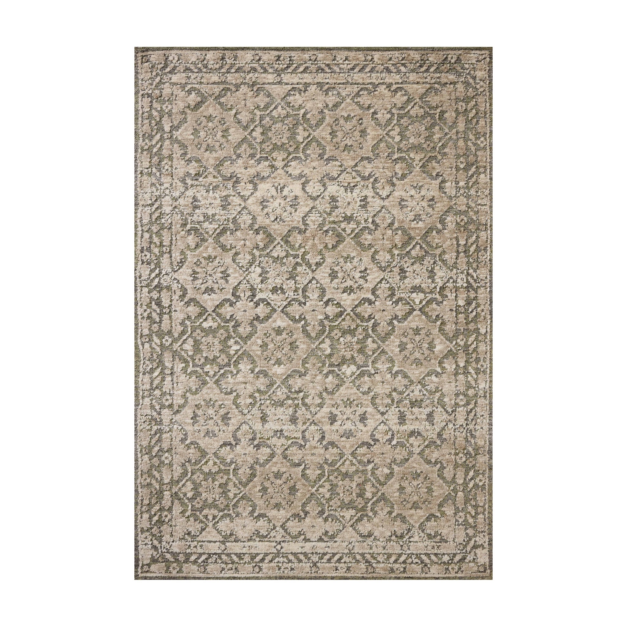 Loloi Percival Sage / Stone Rug RUGS - synthetic Loloi 18" x 18"
