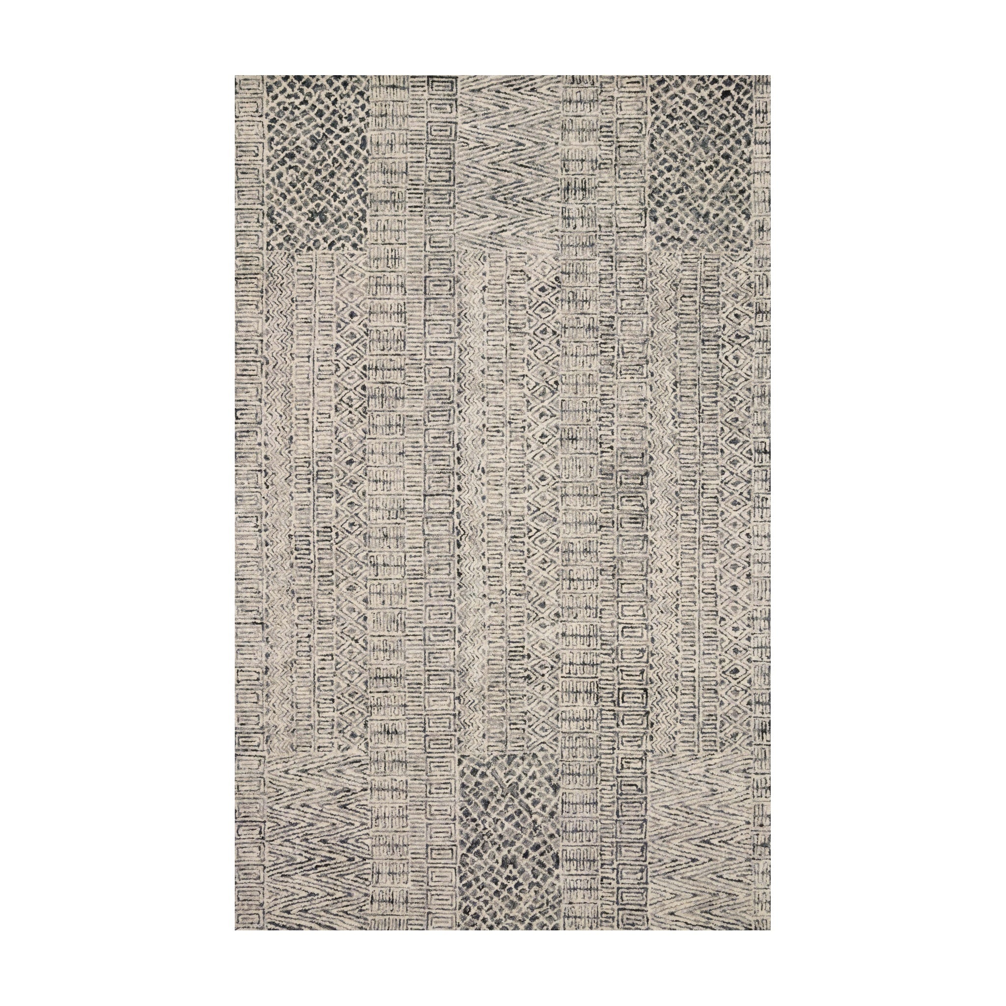 Loloi Peregrine Charcoal Rug RUGS - wool Loloi 18" x 18"