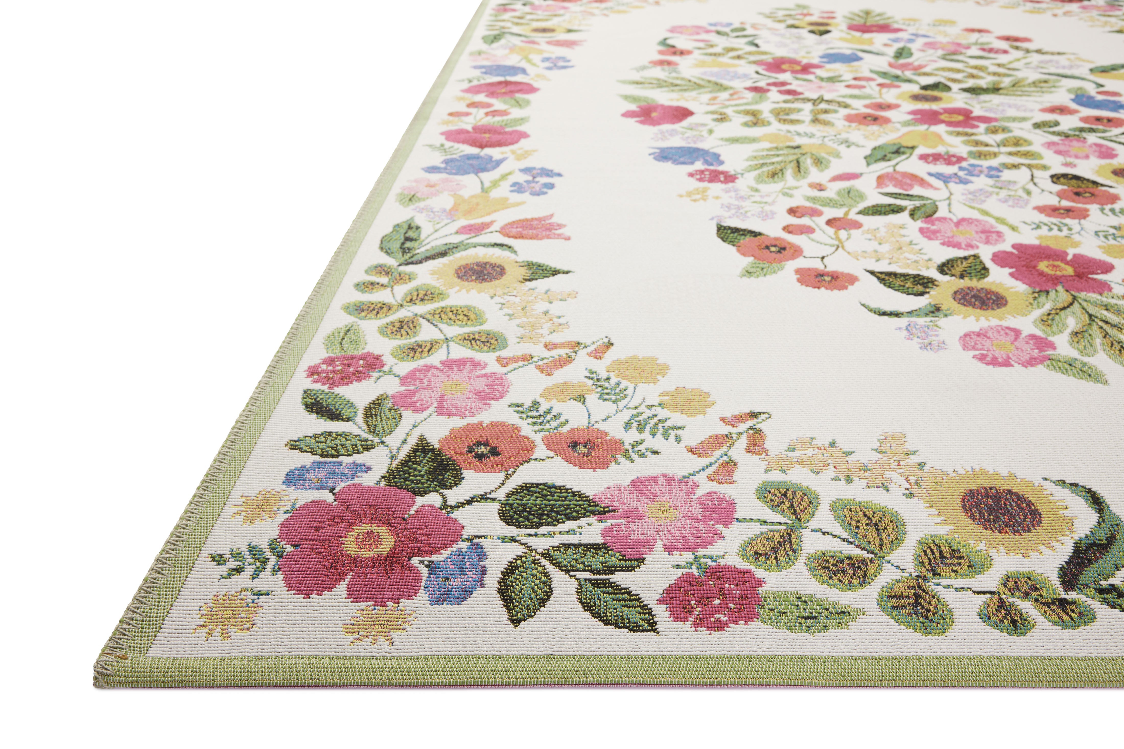 Rifle Paper Co. x Loloi Perennial Cream Rug RUGS - synthetic Loloi