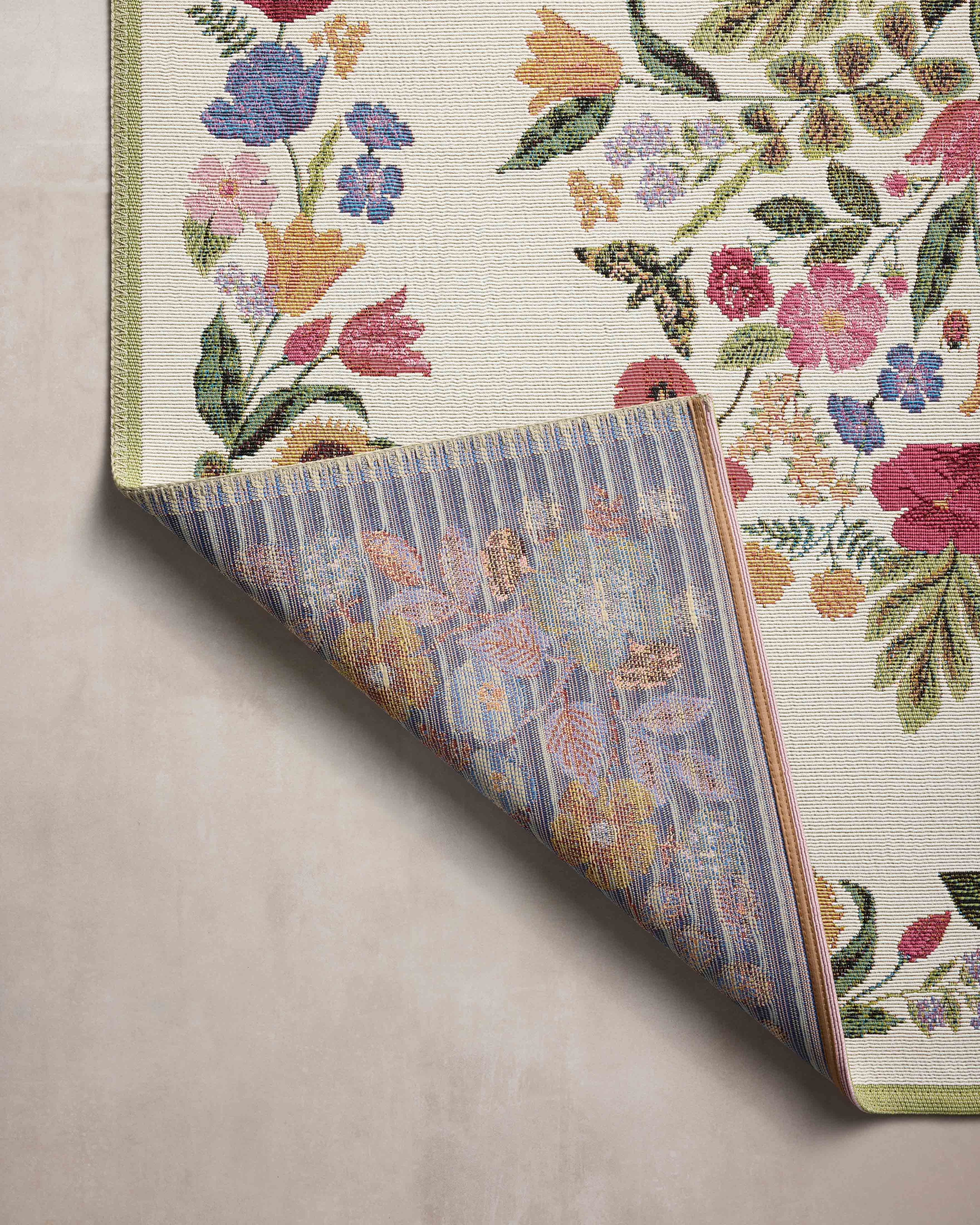 Rifle Paper Co. x Loloi Perennial Cream Rug RUGS - synthetic Loloi