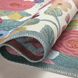 Rifle Paper Co. x Loloi Perennial Rose / Multi Rug RUGS - synthetic Loloi